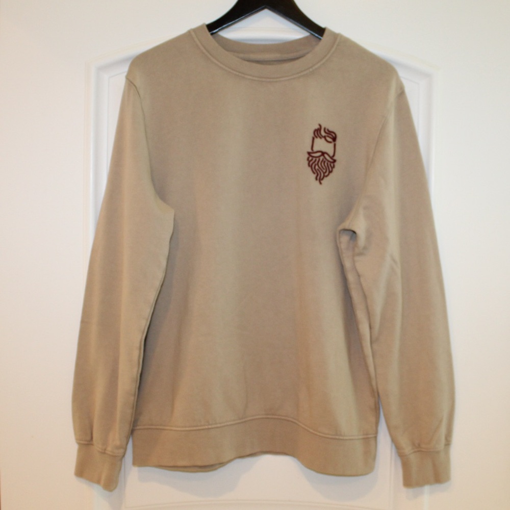 Bearded man sweatshirt (men’s L) (NWT)